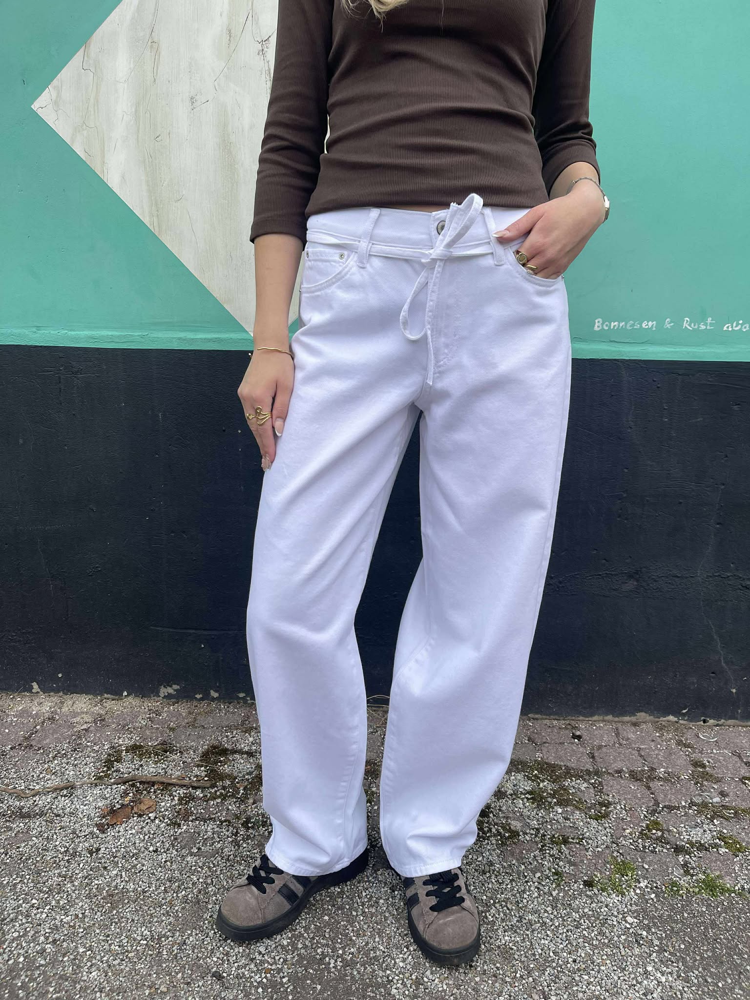 ONLGIANNA Jeans - White Denim
